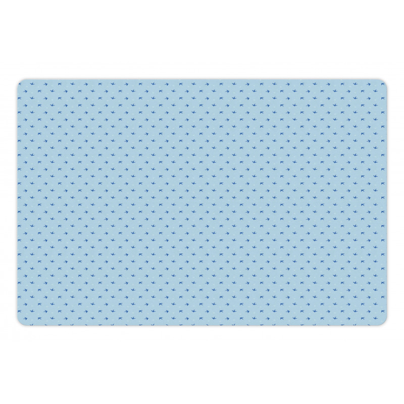 Minimal Style Tiny Swallows Pet Mat