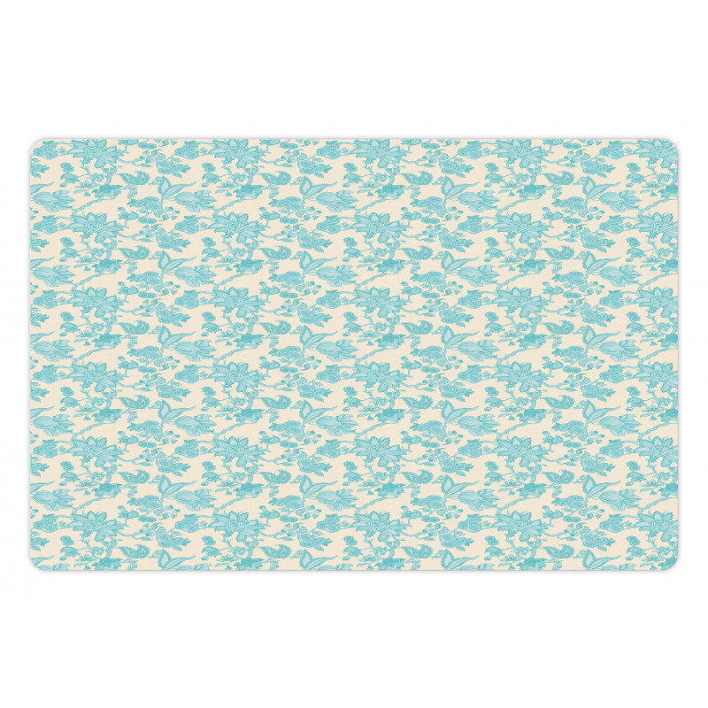 Oriental Blooming Pet Mat