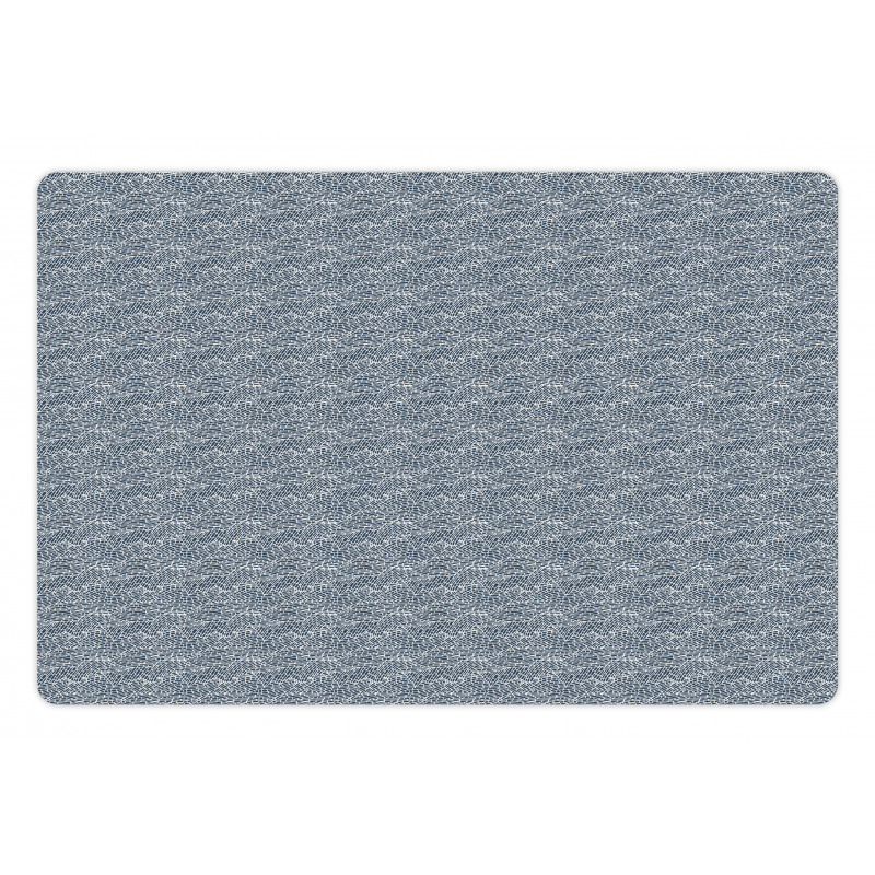 Mosaic Ocean Waves Pet Mat