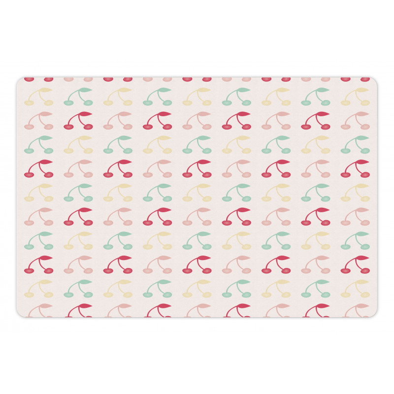 Symmetric Summer Fruit Art Pet Mat