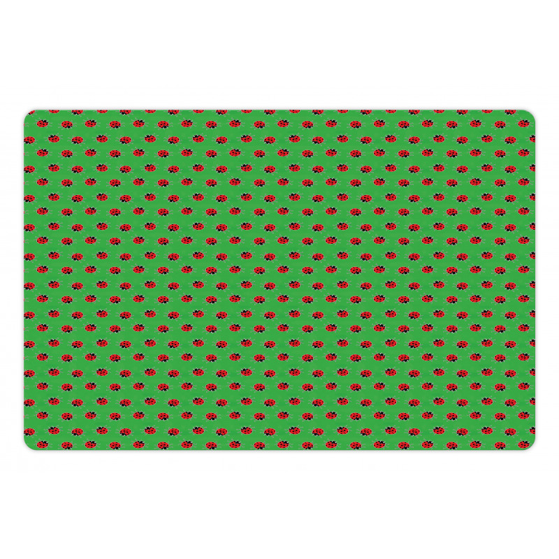 Ladybugs on a Meadow Pet Mat