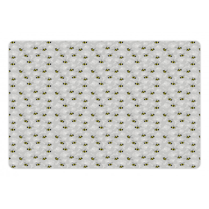 Bumblebees and Orchids Pet Mat