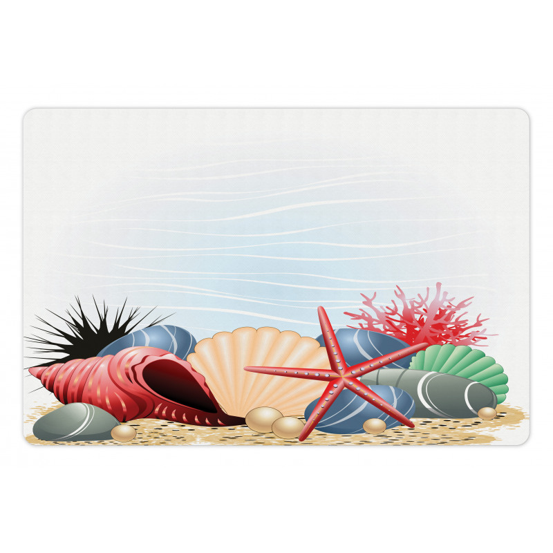 Summertime Seaside Pearl Pet Mat