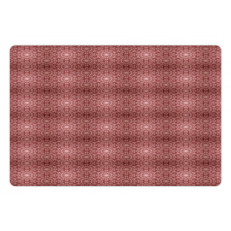 Warm Toned Vintage Pattern Pet Mat