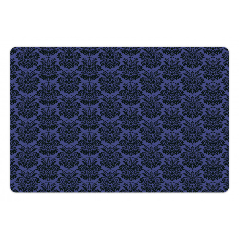 Polka Dots Damask Inspired Pet Mat