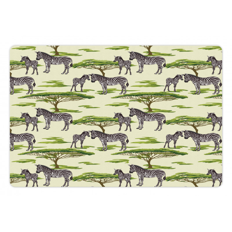 Wildlife Animals in a Forest Pet Mat