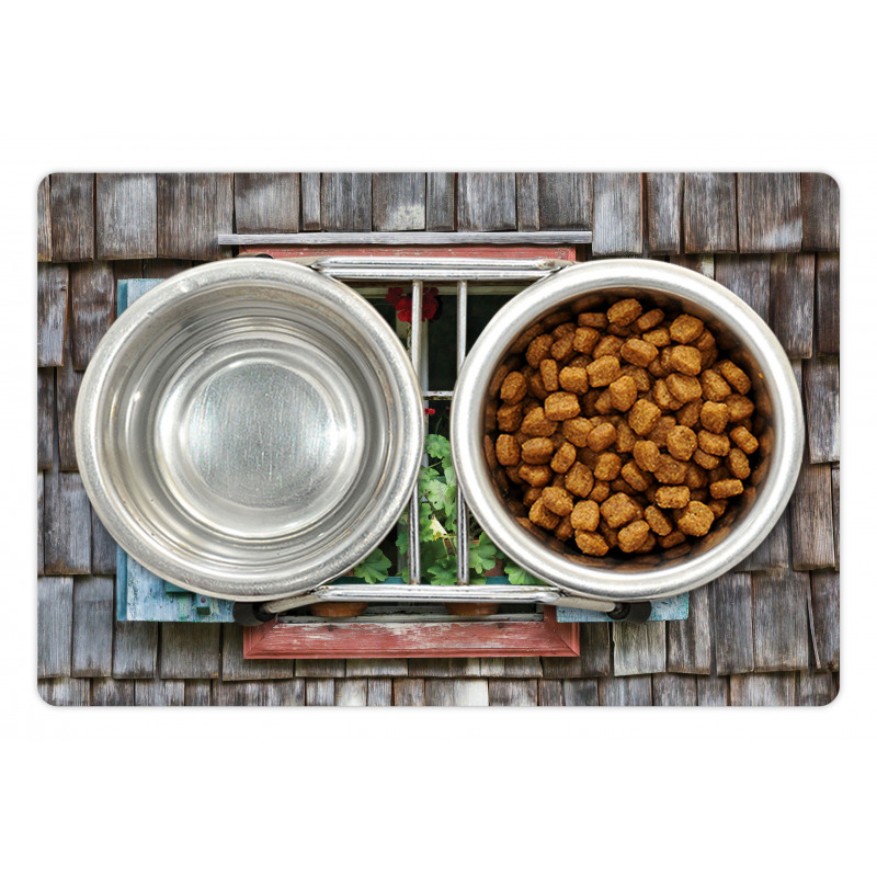 Flowers on Rural Window Pet Mat