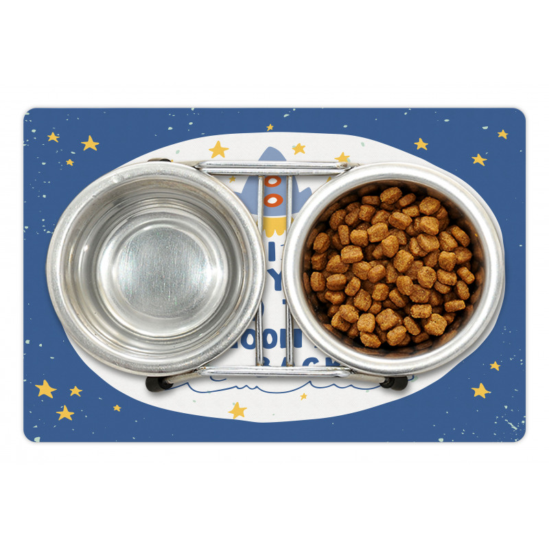 Space Travel Cloud Stars Pet Mat