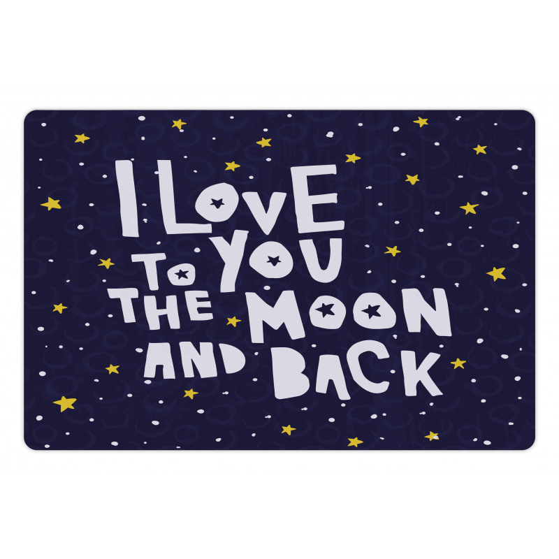 Planets Galaxy Space Pet Mat