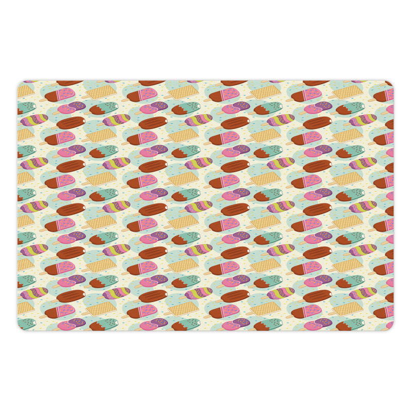 Summertime Tasty Motif Pet Mat