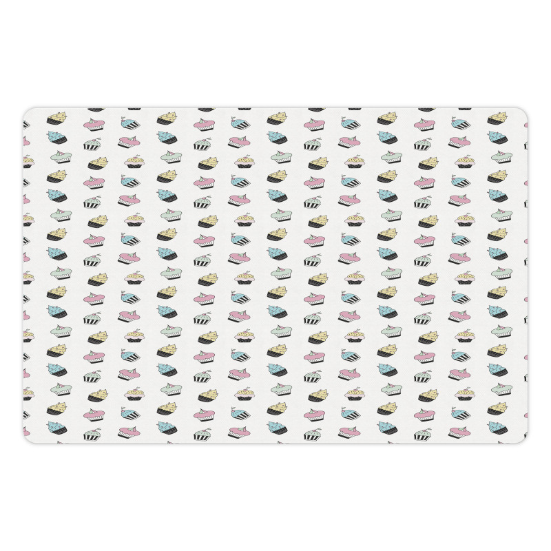 Tasty Cakes Pastel Pop Art Pet Mat