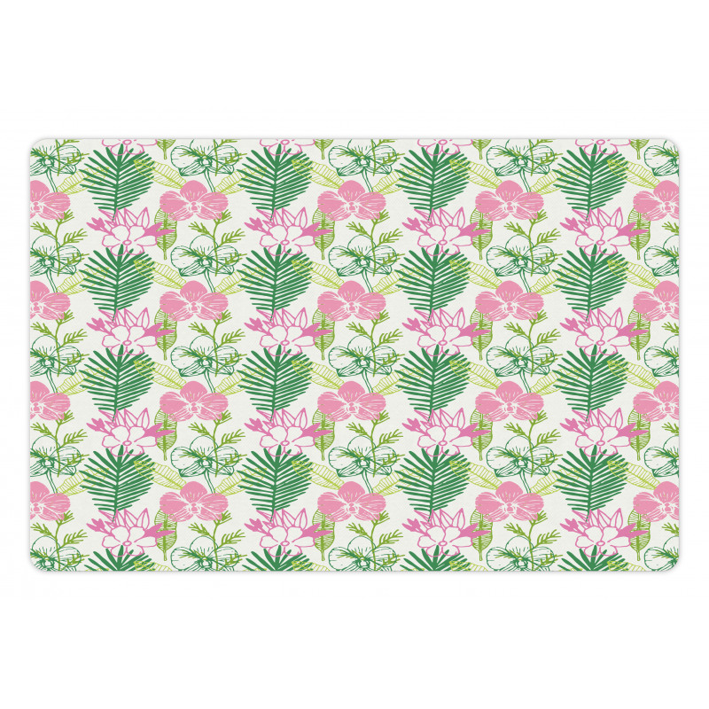 Blossom Flowers Pinnation Pet Mat