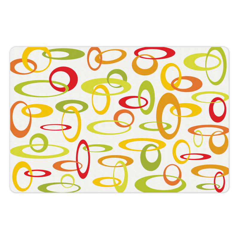 Citrus Tone Ovals Pet Mat