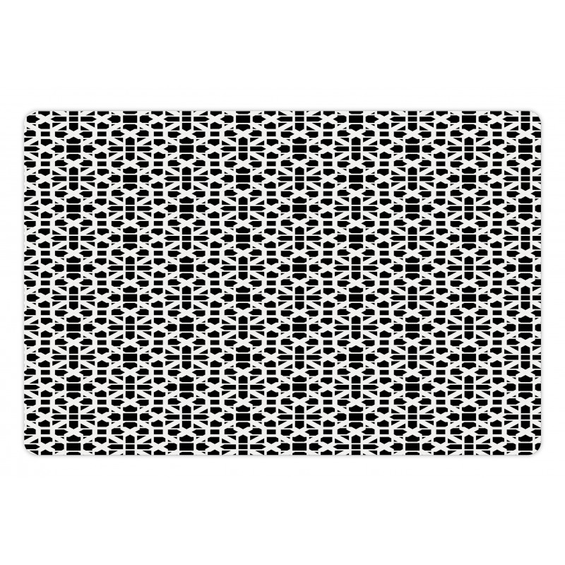 Grunge Grids Art Pet Mat