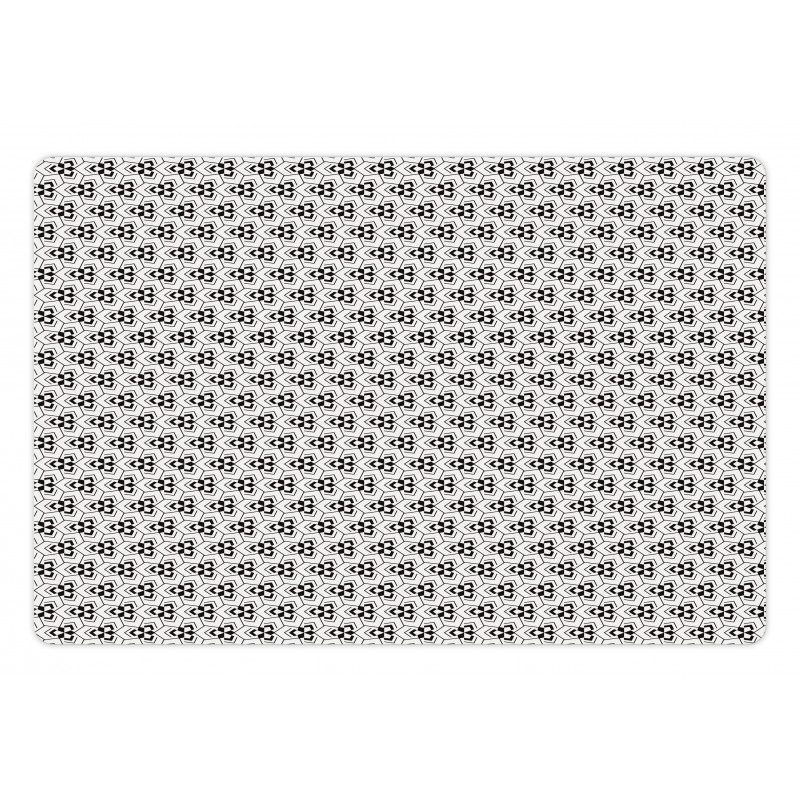 Monochromatic Art Pet Mat