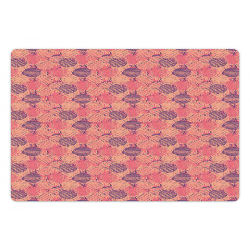 Circle Stripes Pet Mat