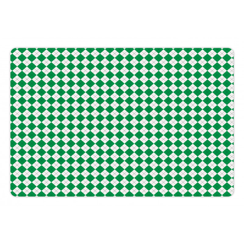 Argyle Like Items Pet Mat