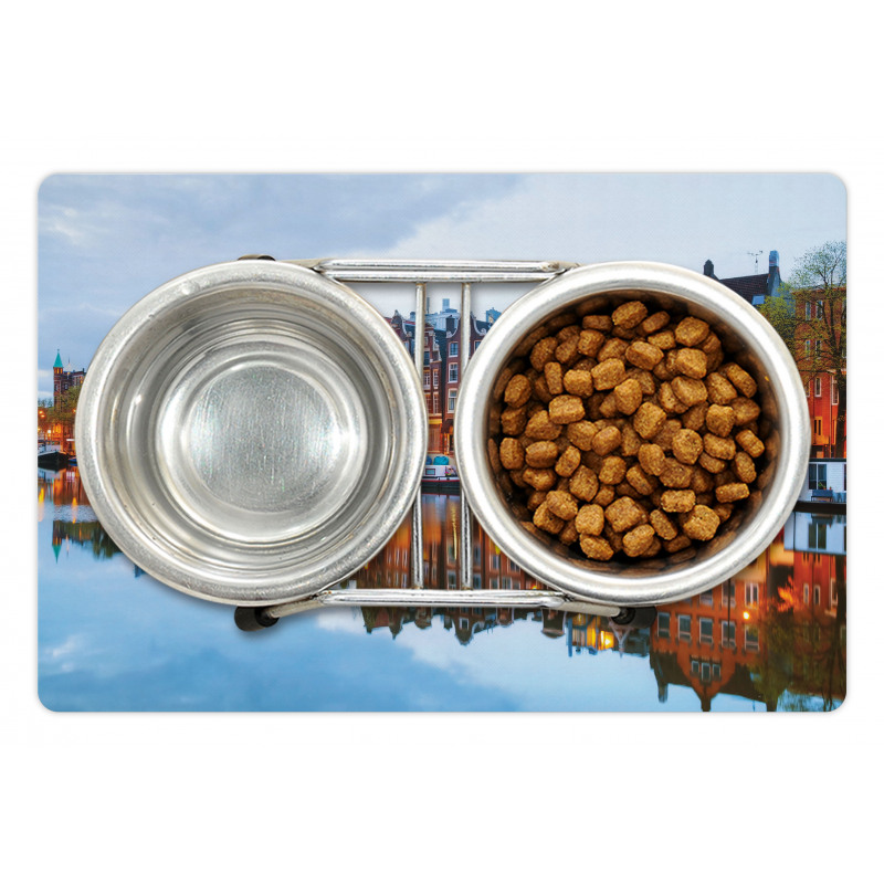 Dutch Houses and Amstel River Pet Mat