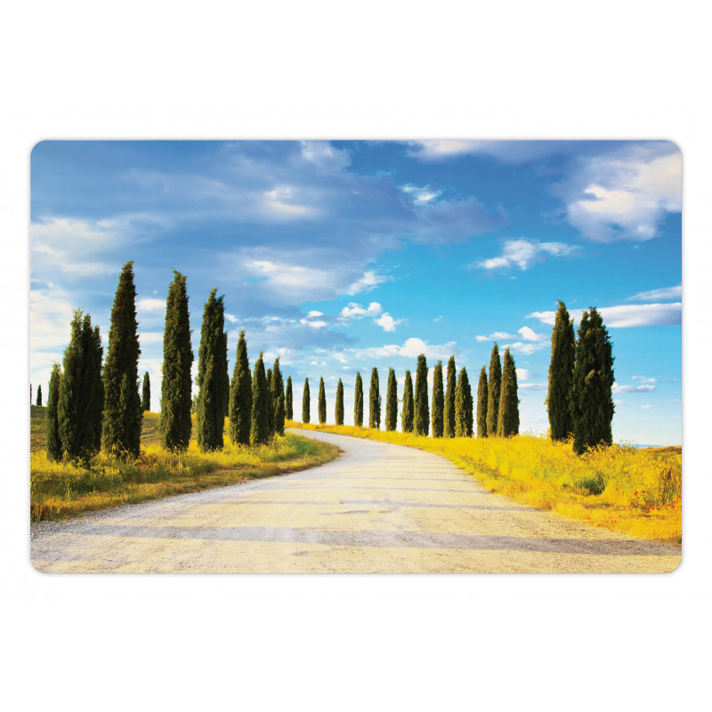 Mediterranean Trees Pet Mat