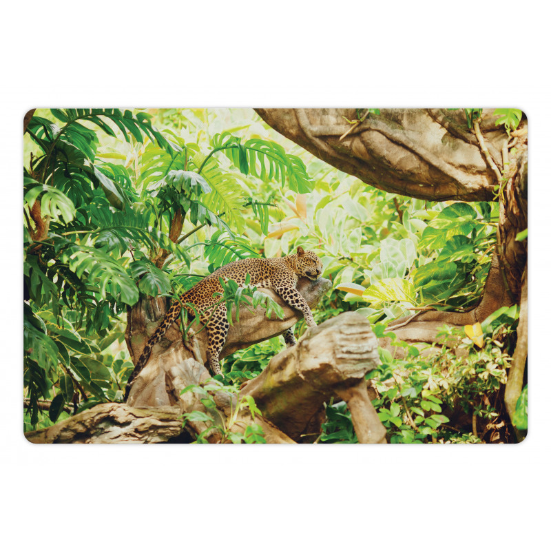 Tropic Wild Jungle Leaf Pet Mat