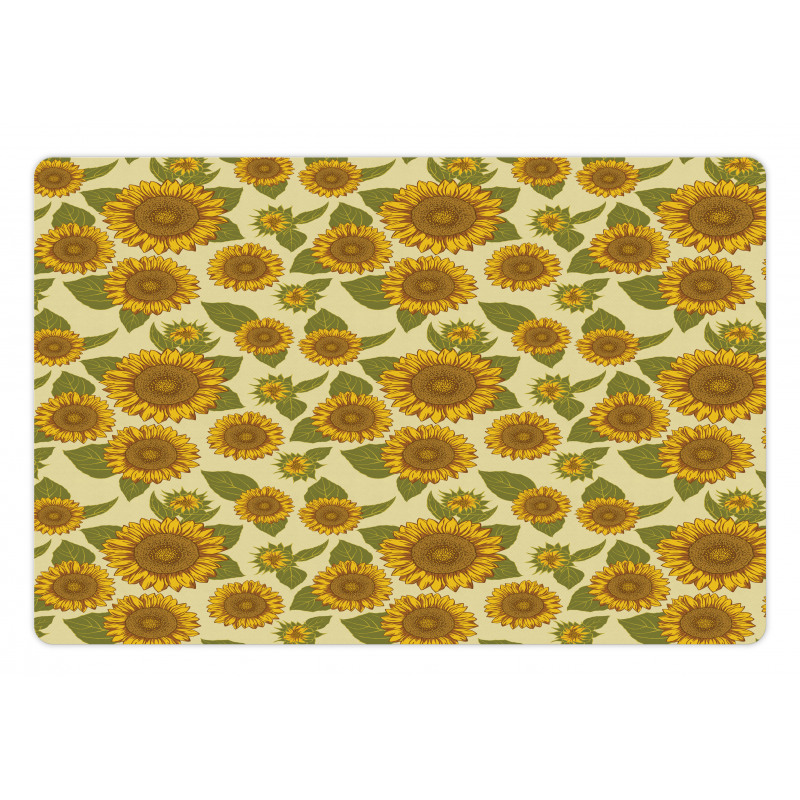 Funky Style Sunflower Pet Mat