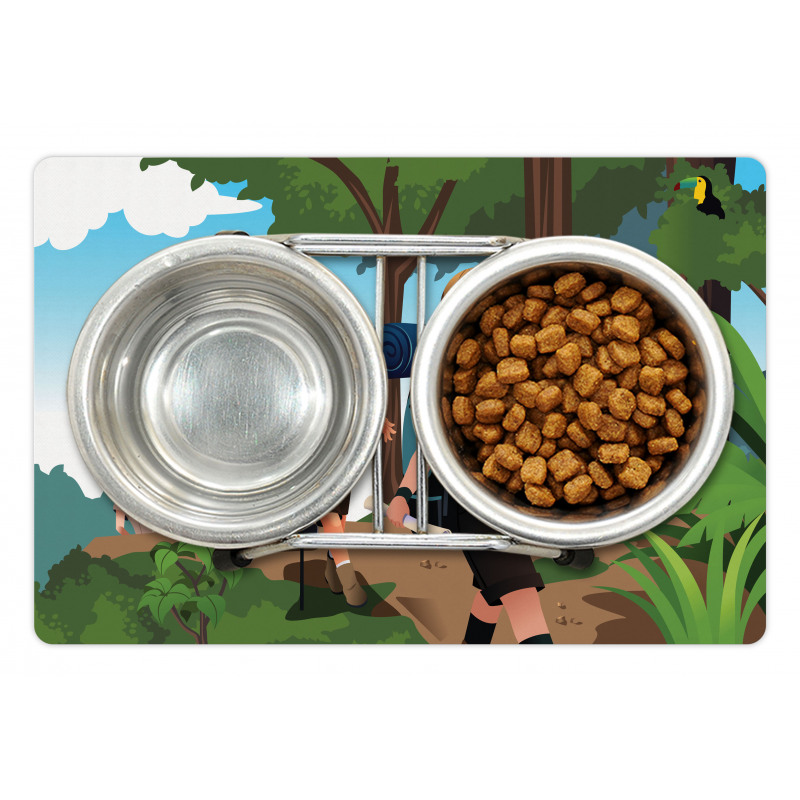 Trip Scout Camping Crowd Pet Mat