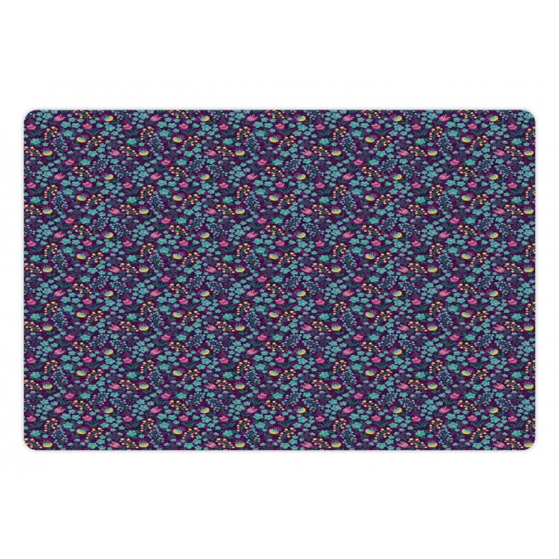 Springtime Floral Filed Art Pet Mat