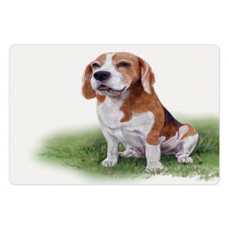 Focused in Mind Dog Sketch Pet Mat