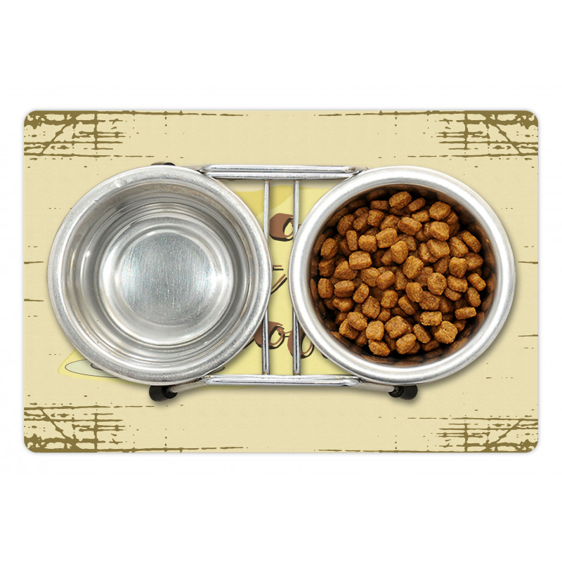 Coffee Beans Steam Pet Mat