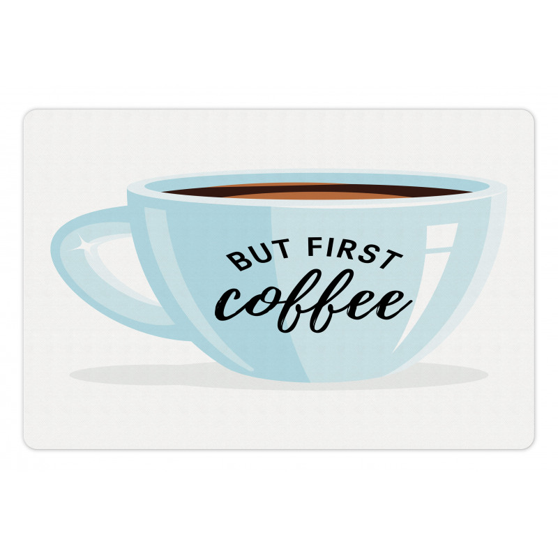 Single Cup Image Pet Mat