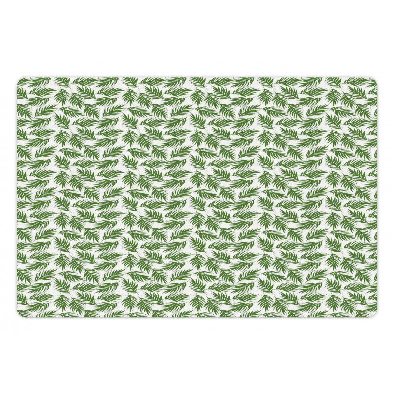 Spots and Island Leaves Flora Pet Mat