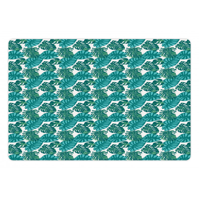 Forest Leaves Nature Themed Pet Mat