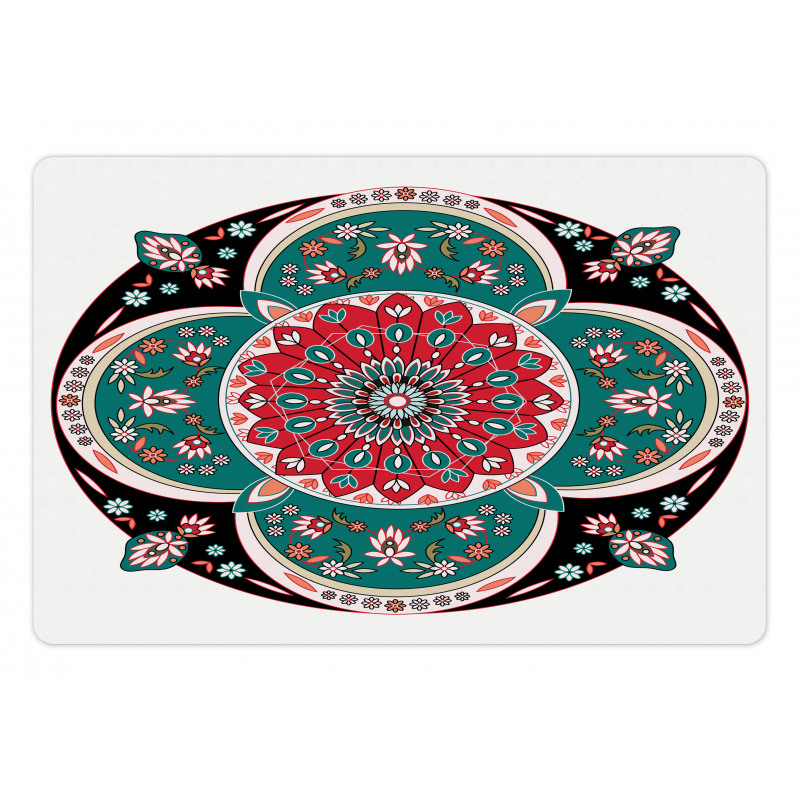 Floral Ethnic Pet Mat