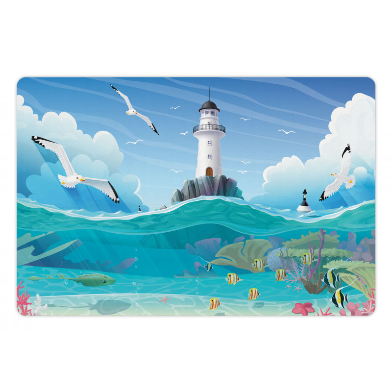 Watchtower Seagulls Pet Mat