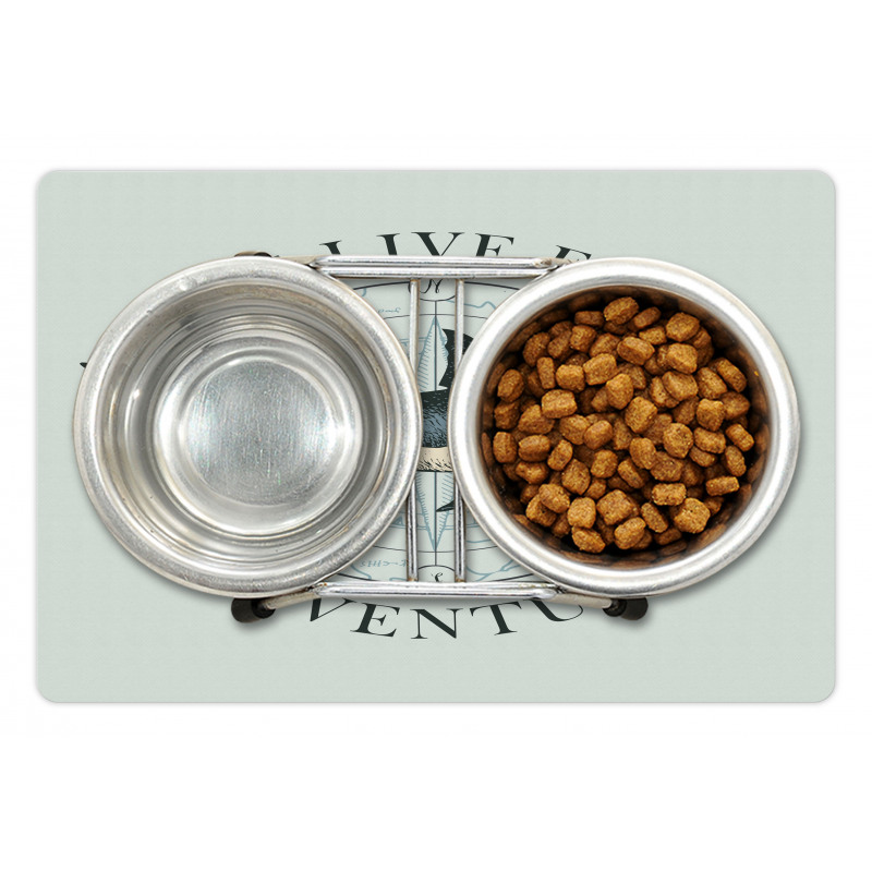 We Live for Adventure Pet Mat