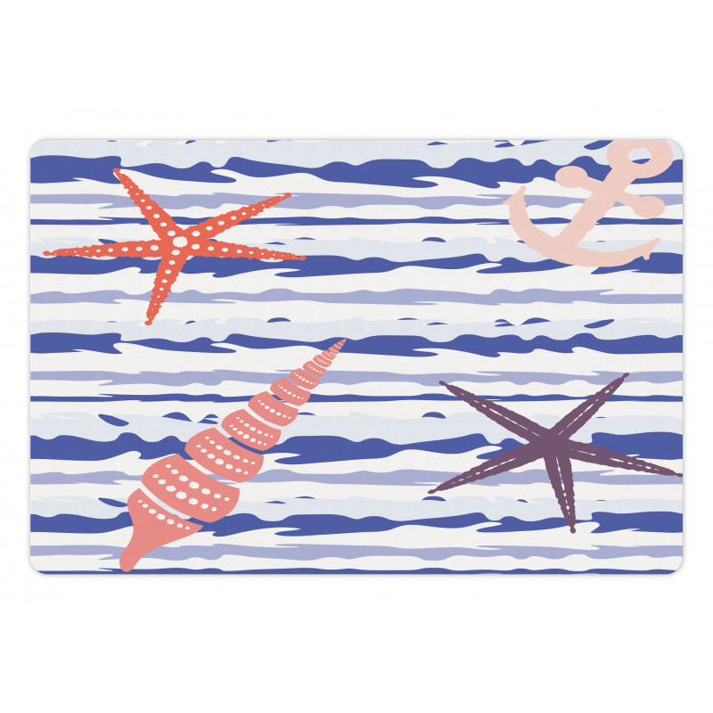 Wavy Stripes Starfish Pet Mat