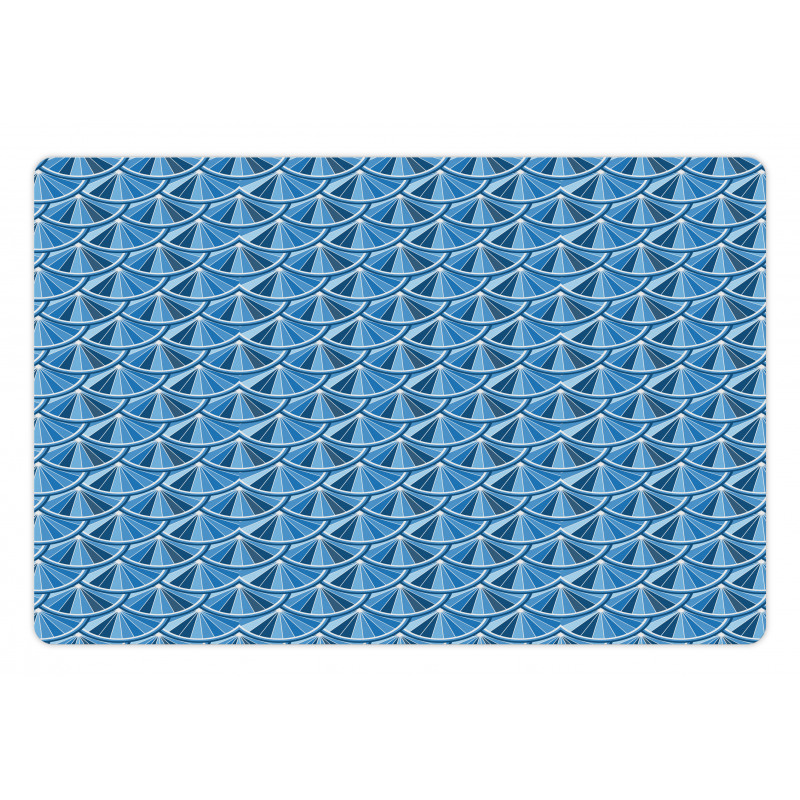 Aquatic Theme Modern Art Pet Mat