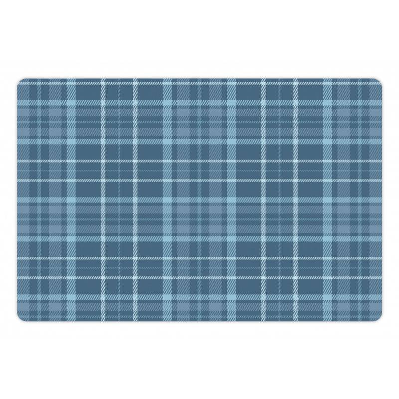 Rhythmic Rustic Checkered Pet Mat