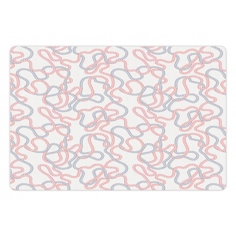 Nautical Knot Material Motif Pet Mat