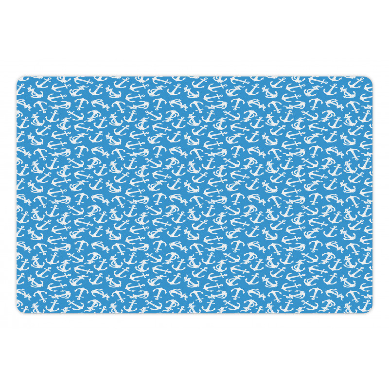 Maritime Anchor Art Pet Mat