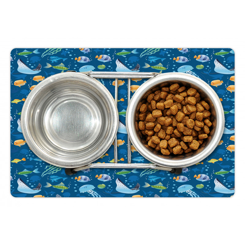 Fish Turtle Nautical Pet Mat