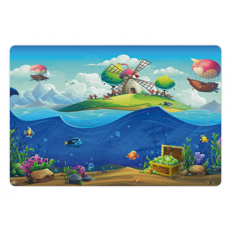 Undersea Treasure Pet Mat