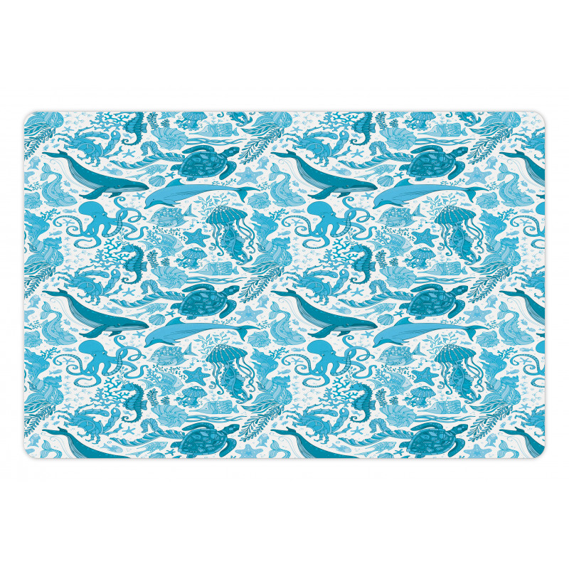 Underwater Aquatic Creature Pet Mat