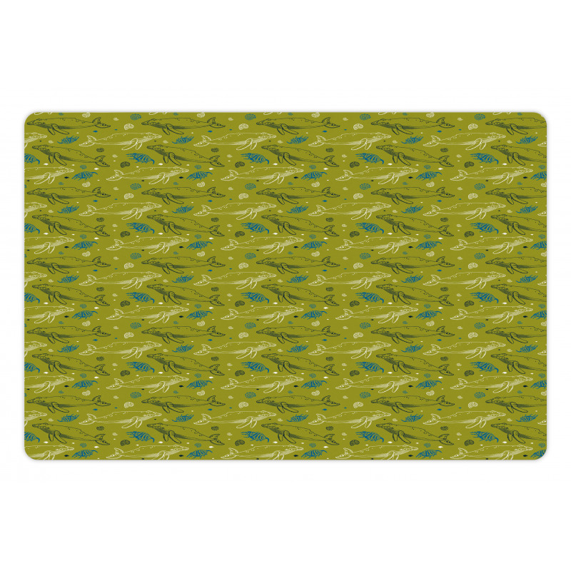 Humpback Fish Ocean Theme Pet Mat