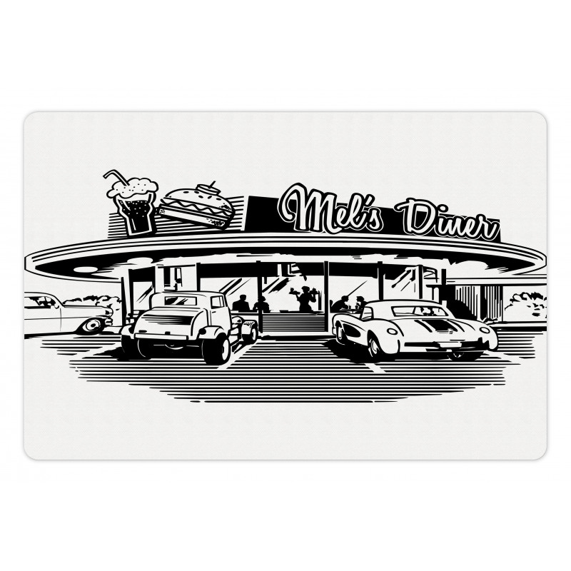 Nostalgic Retro Car Pet Mat