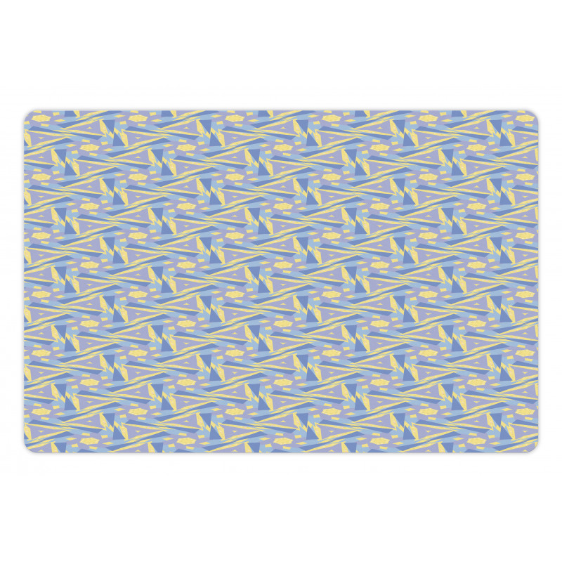 Pastel Contemporary Shapes Pet Mat