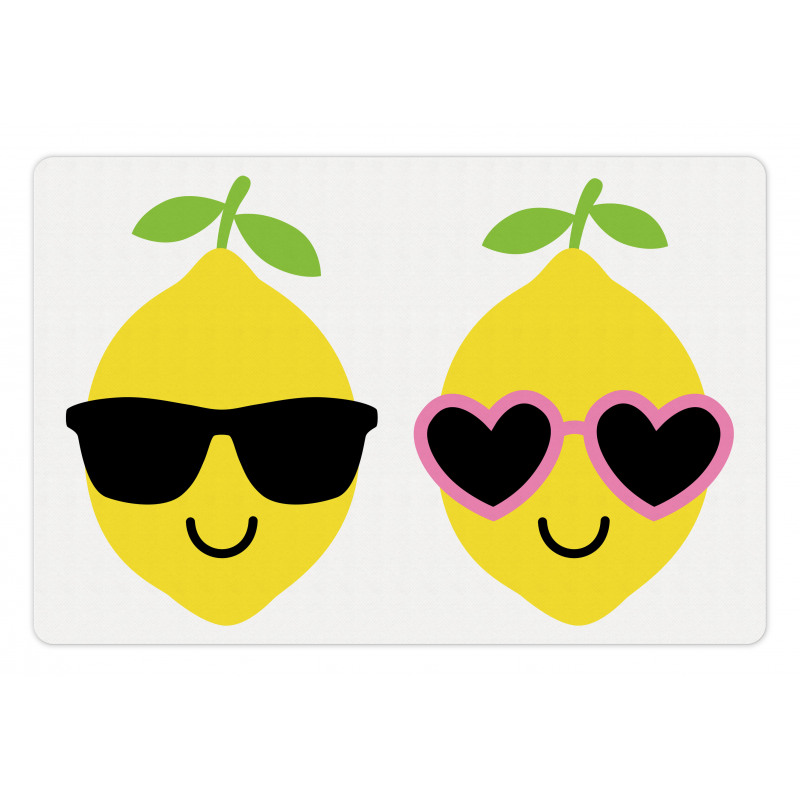 Boy Girl Lemon Smiling Pet Mat