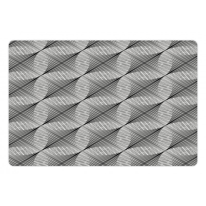 Diagonal Streaks Concept Pet Mat