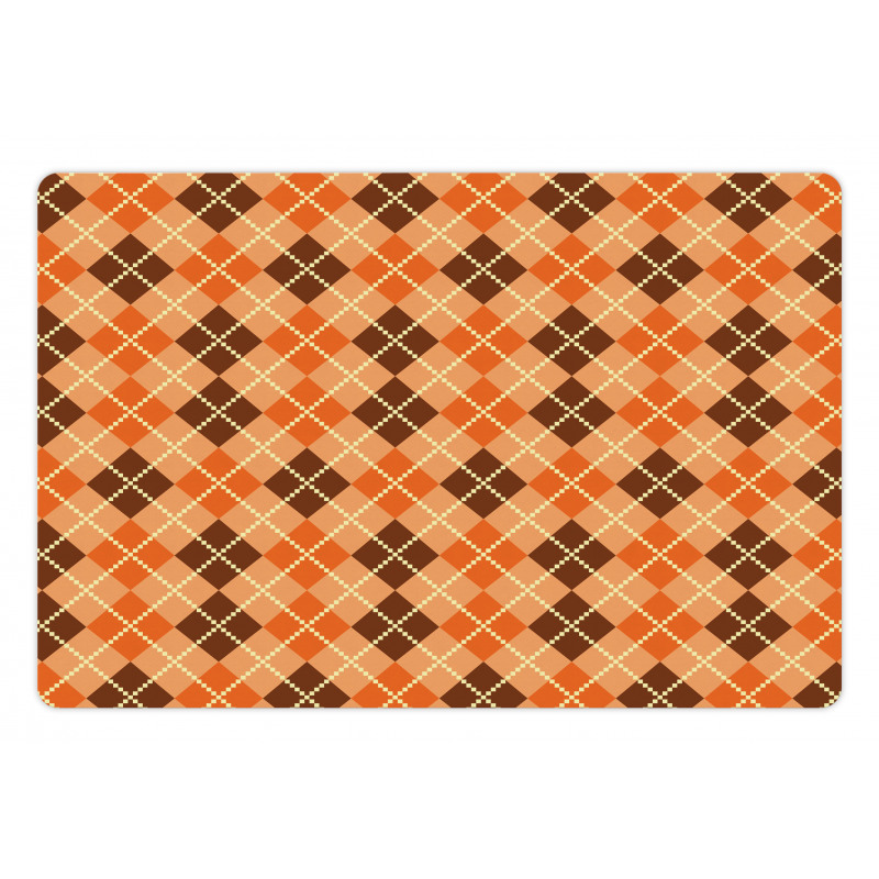 Diamond Check Argyle Pet Mat