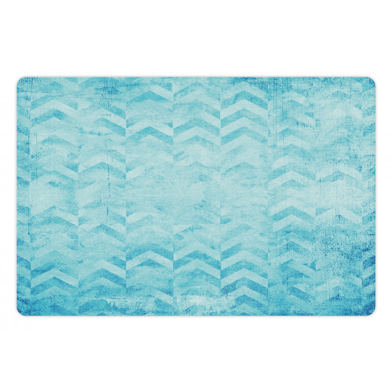 Geomeric Chevron Art Pet Mat